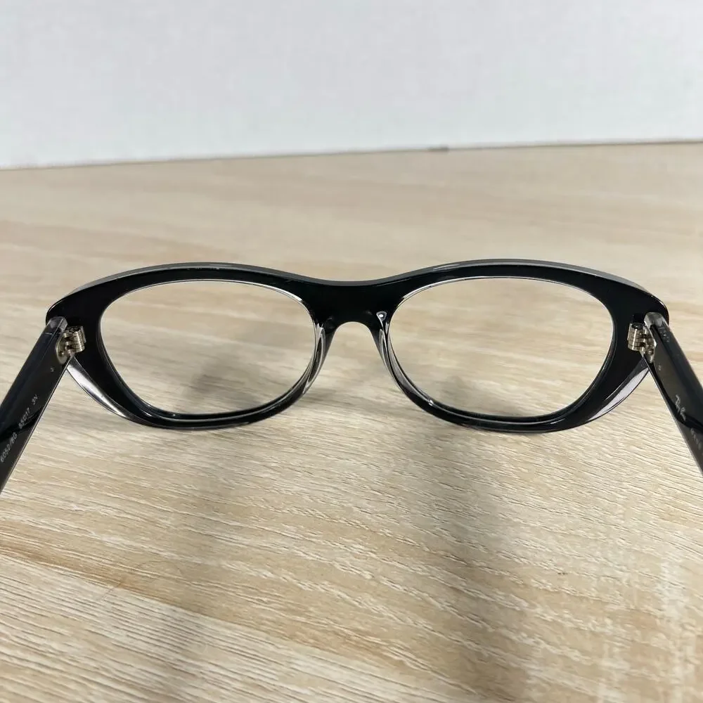 Ray-Ban RB4227 6052/8G Sunglasses Cat Eye Black FRAMES ONLY 55-17